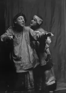 Barbour, Grace A., Miss, and J. Arthur Young, in costume as Suey Sin Fah and Lee Sin..., 1913 Feb. Creator: Arnold Genthe