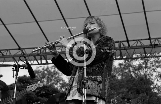 Barbara Thompson, Knebworth Jazz Festival, Hertfordshire, July, 1981. Artist: Brian O'Connor.