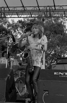 Barbara Thompson, Knebworth Jazz Festival, Hertfordshire, July, 1981. Artist: Brian O'Connor