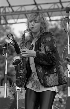 Barbara Thompson, Knebworth Jazz Festival, Hertfordshire, July, 1981. Artist: Brian O'Connor