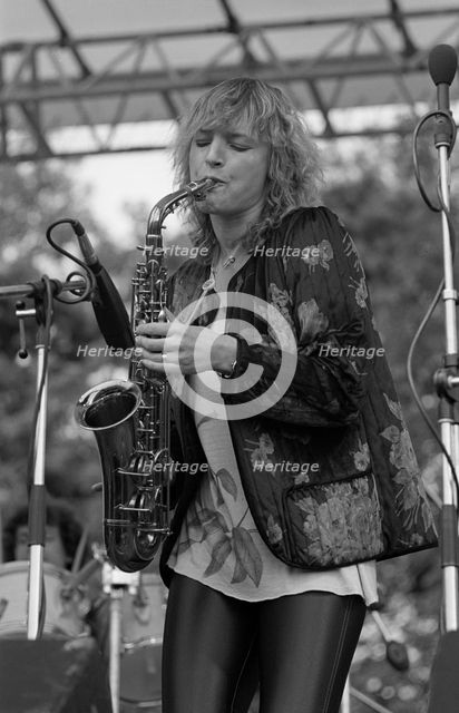 Barbara Thompson, Knebworth Jazz Festival, Hertfordshire, July, 1981. Artist: Brian O'Connor.
