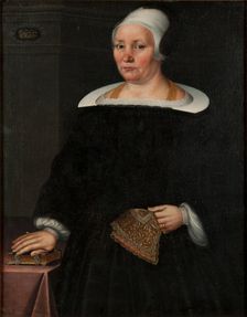 Barbara (Barbro) Cassiopæa (1610-1679), married to contract provost Olaus Christophori..., 1954. Creator: Johan I Aureller