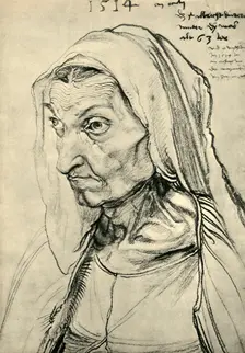 Barbara Dürer, 1514, (1943). Creator: Albrecht Durer