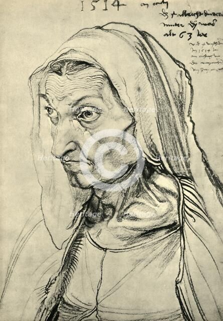 Barbara Dürer, 1514, (1943). Creator: Albrecht Durer.