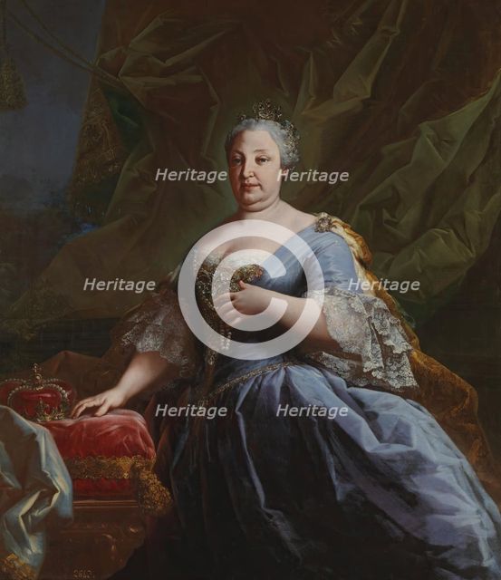 Barbara of Braganza, Queen Consort of Spain, mid 18th century. Creator: Unknown.