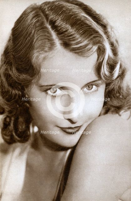 Barbara Stanwyck, American film and television actress, 1933. Artist: Unknown