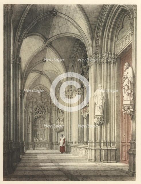 Barbarana door of the cathedral of Pamplona.