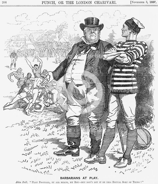 'Barbarians at Play', 1888. Creator: Unknown.