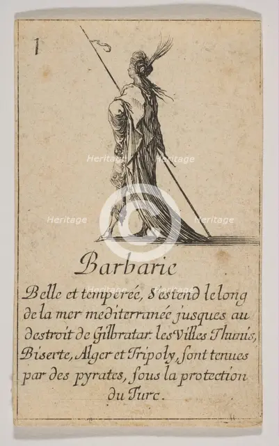 Barbarie, 1644. Creator: Stefano della Bella.