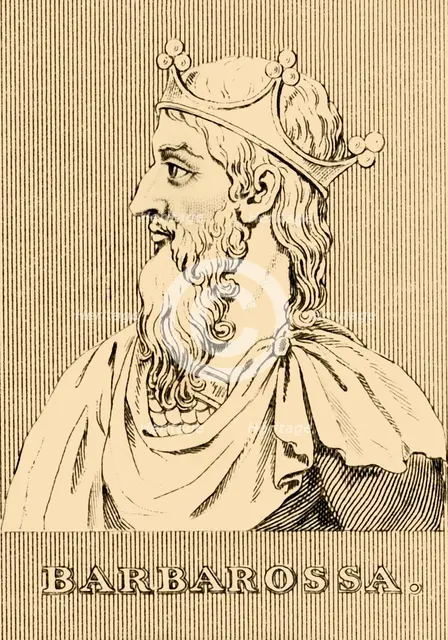 'Barbarossa', (1122- 1190), 1830. Creator: Unknown.