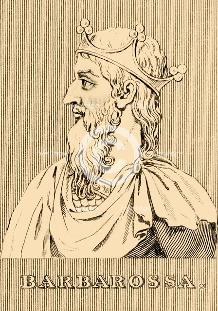 'Barbarossa', (1122- 1190), 1830. Creator: Unknown.