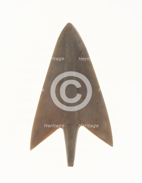 Barbed and Tanged Arrowhead, Shang dynasty (c. 1600-1046 B.C.). Creator: Unknown.
