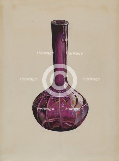 Barber Bottle, c. 1936. Creator: Robert Stewart.