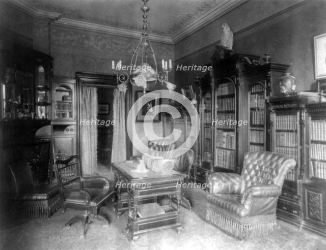 Barber House ("Belmont"), Washington, D.C., 1890s. Creator: Frances Benjamin Johnston.