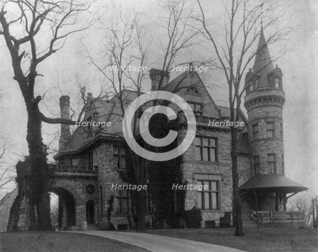 Barber House ("Belmont"), Washington, D.C., 1890s. Creator: Frances Benjamin Johnston.
