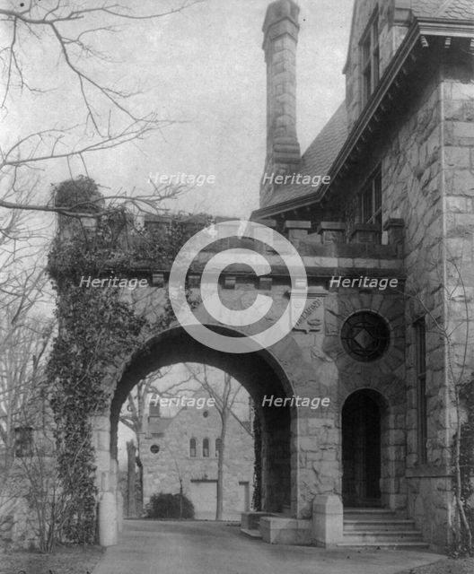 Barber House ("Belmont"), Washington, D.C., 1890s. Creator: Frances Benjamin Johnston.