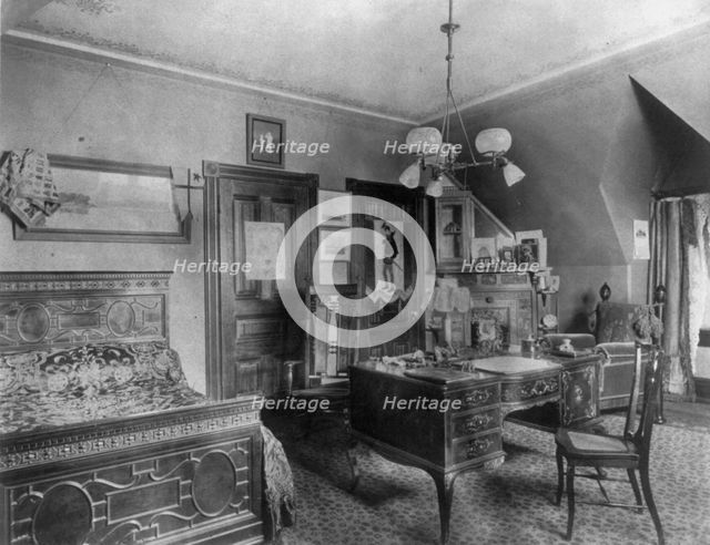 Barber House ("Belmont"), Washington, D.C., 1890s. Creator: Frances Benjamin Johnston.