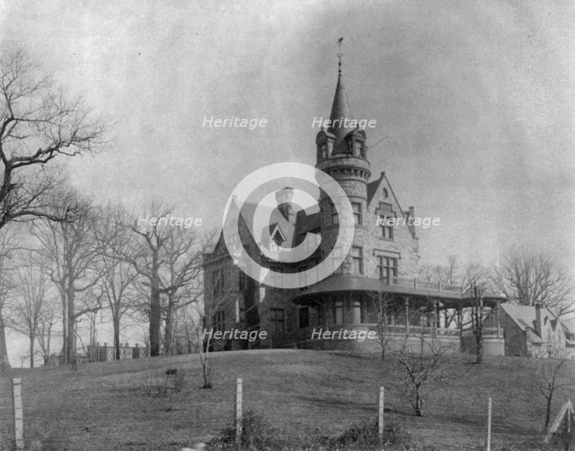 Barber House ("Belmont"), Washington, D.C., 1890s. Creator: Frances Benjamin Johnston.
