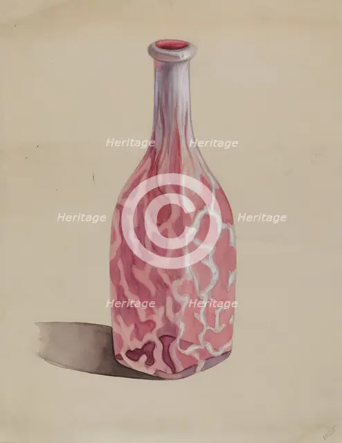 Barber's Bottle, c. 1936. Creator: Edward White.