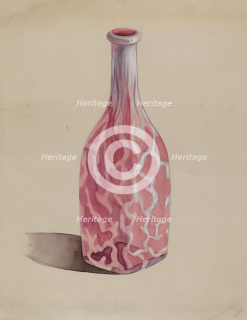 Barber's Bottle, c. 1936. Creator: Edward White.