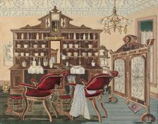 Barber Shop, 1935/1942. Creator: Perkins Harnly
