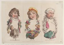 Barberorum, Flora, Lawyerorum, August 15, 1800., August 15, 1800. Creator: Thomas Rowlandson