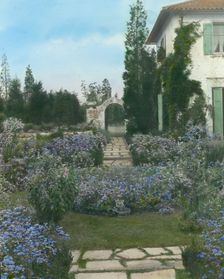 "Barberrys," Nelson Doubleday house, Mill Neck, New York, 1921. Creator: Frances Benjamin Johnston