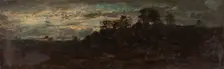 Barbizon, le soir. Creator: Felix Francois Georges Philibert Ziem