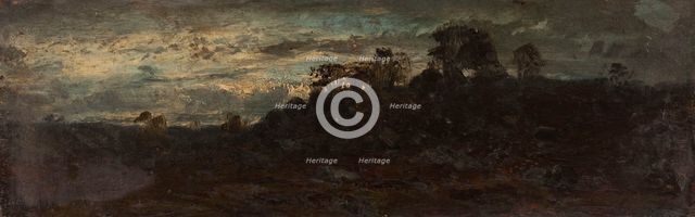 Barbizon, le soir. Creator: Felix Francois Georges Philibert Ziem.