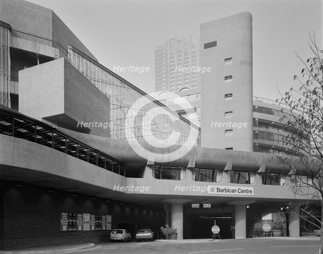 Barbican Centre, Silk Street, City of London, 01/03/1982. Creator: John Laing plc.