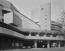 Barbican Centre, Silk Street, City of London, 01/03/1982. Creator: John Laing plc