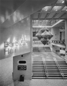 Barbican Centre, Silk street, City of London, Greater London Authority, 03/1982. Creator: John Laing plc