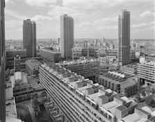 Barbican, City of London, Greater London Authority, 09/1977. Creator: John Laing plc
