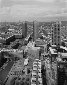 Barbican, City of London, Greater London Authority, 28/05/1981. Creator: John Laing plc