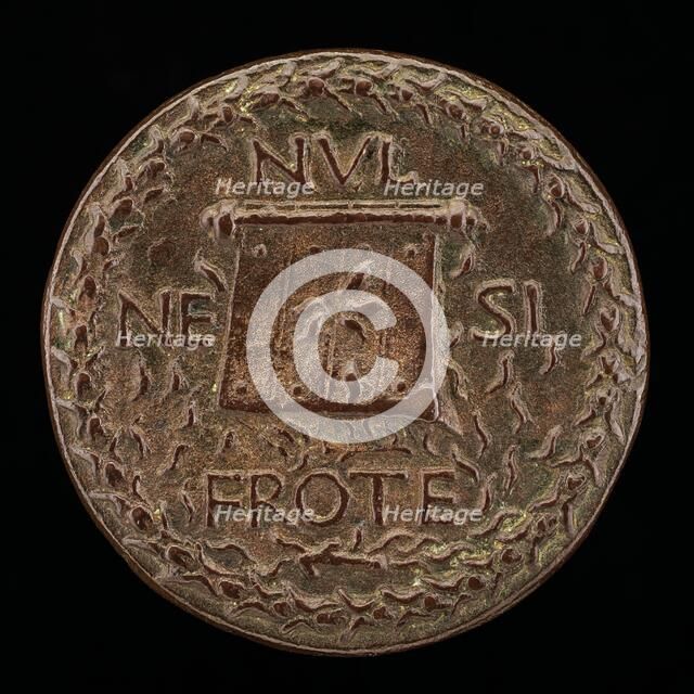 Barbican [reverse], 1472/1480. Creator: Giovanni Candida.