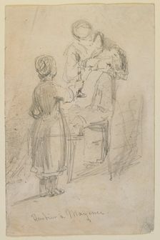 Barbier à Mayence, 1858. Creator: James Abbott McNeill Whistler
