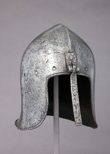 Barbute with Hinged Nasal, Italian, probably Milan, ca. 1450. Creator: Unknown