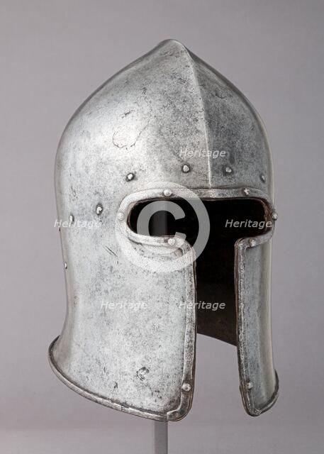 Barbute, Italian, Brescia, ca. 1460. Creator: Jacopo da Cannobio.