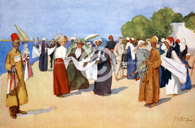 'Bargain Hunting', 1908.  Creator: Lance Thackeray.