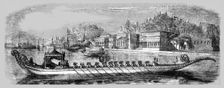 Barge of the Sultan; Caique (Turkish name) 1854 1854. Creator: Unknown