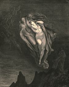 Bard ! willingly I would address those two together coming c1890. Creator: Gustave Doré