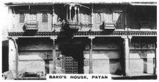 Bard's house, Patan, India, c1925