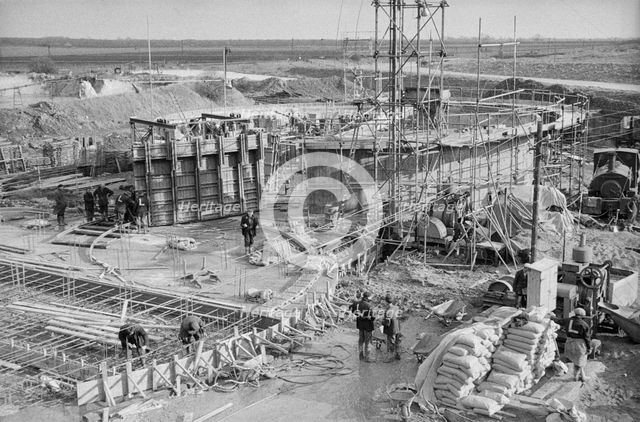 Bardney Sugar Factory, Bardney, West Lindsey, Lincolnshire, circa 1956. Creator: John Laing plc.