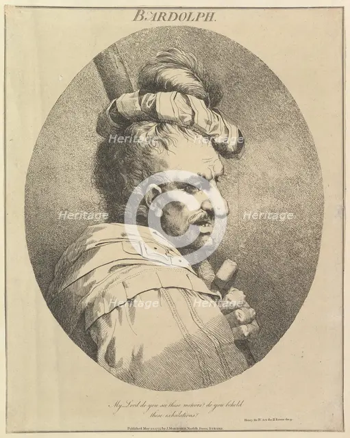 Bardolph (Twelve Characters from Shakespeare), May 20, 1775. Creator: John Hamilton Mortimer.