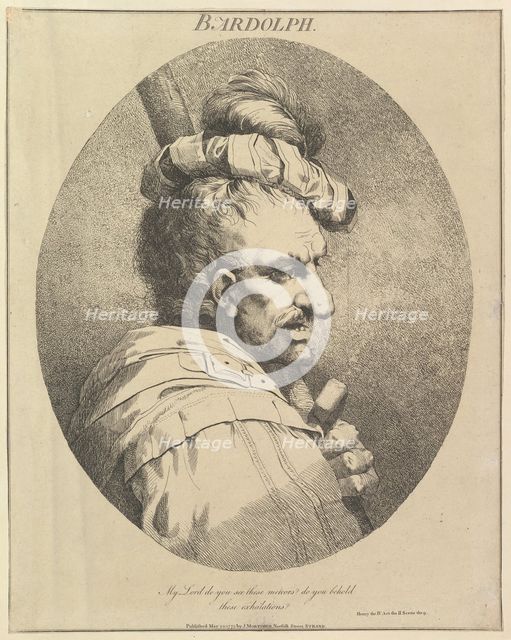 Bardolph (Twelve Characters from Shakespeare), May 20, 1775. Creator: John Hamilton Mortimer.