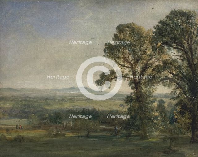 Bardon Hill, Coleorton Hall, ca. 1823. Creator: John Constable.