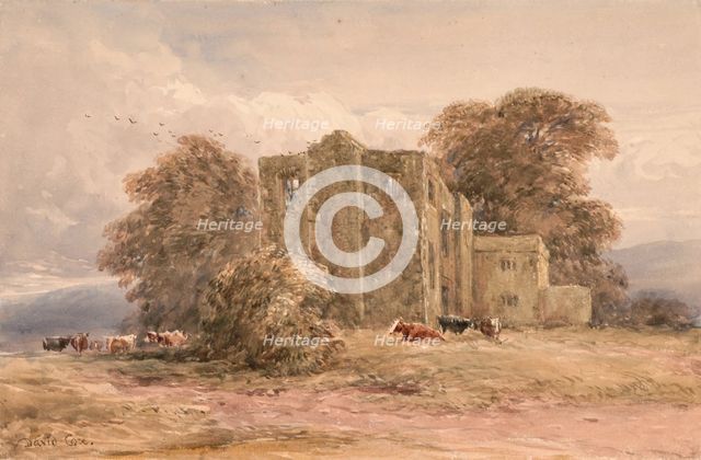 Bardon Tower, c1820s. Creator: David Cox the Elder.