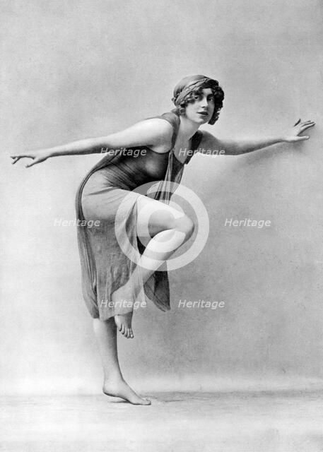 Barefooted Dancing After The Greek Style, 19th Century.Artist: White Studios