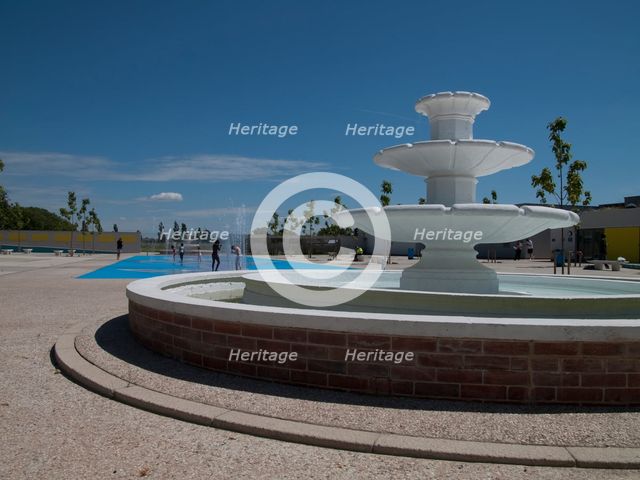 Barking Park, Splash Park, Barking, Barking and Dagenham, Greater London Authority, 2012. Creator: Simon Inglis.