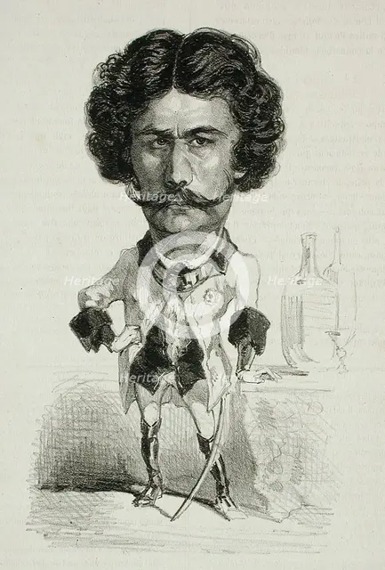 Barielle, 1856. Creator: Félicien Rops.